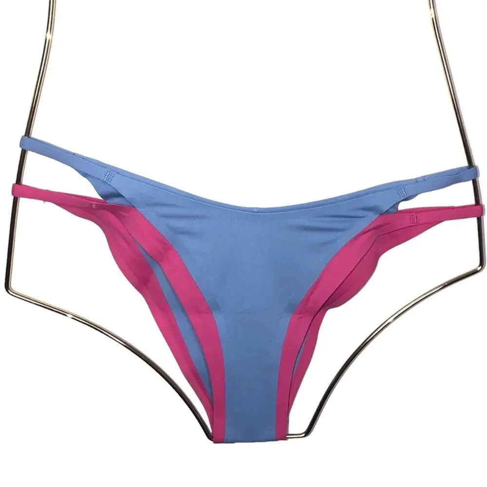 L*Space Bikini Swimwear Set Rebel Stripe Top Billie Bottom XS NWT